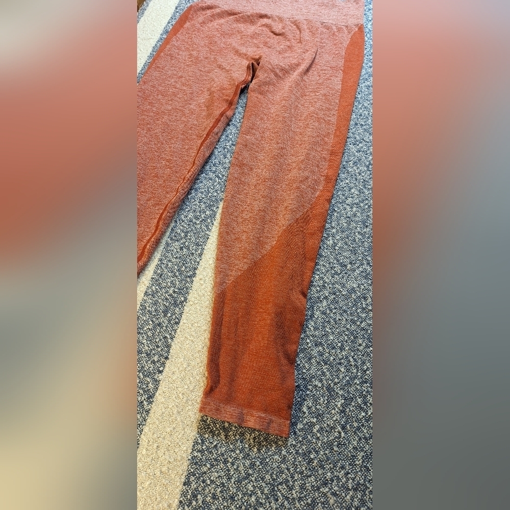 Victoria secret VS Pink seamless cinnamon leggings size large - Picture 4 of 12